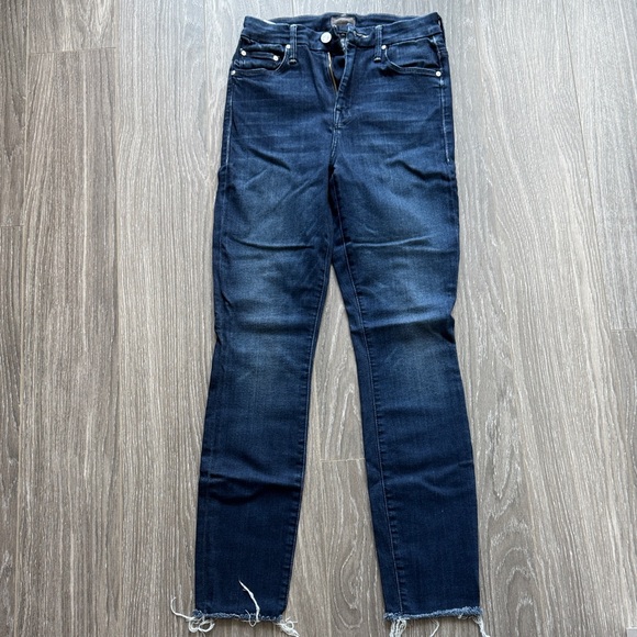 NWOT Mother High Waisted Looker Ankle Fray in Tongue and Chic Size 24 - Picture 2 of 6